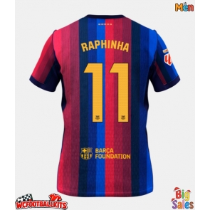 Barcelona Raphinha Belloli #11 Replica Home Stadium Shirt 2026-27 Short Sleeve